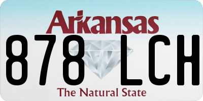 AR license plate 878LCH