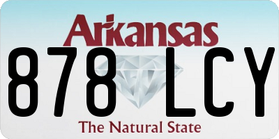 AR license plate 878LCY