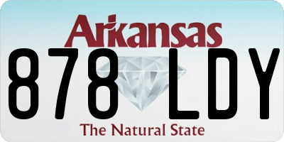AR license plate 878LDY