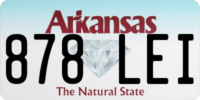 AR license plate 878LEI