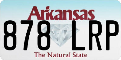 AR license plate 878LRP