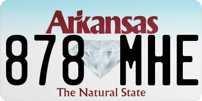 AR license plate 878MHE