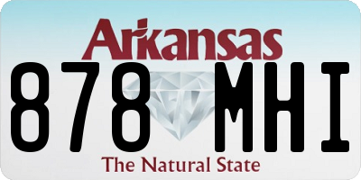 AR license plate 878MHI