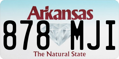AR license plate 878MJI