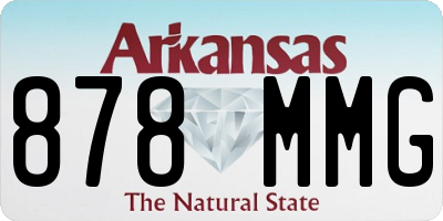 AR license plate 878MMG