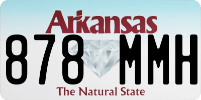 AR license plate 878MMH