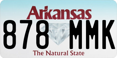 AR license plate 878MMK
