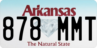 AR license plate 878MMT