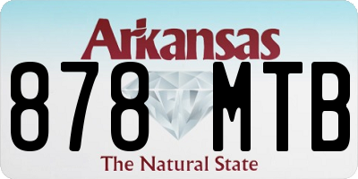 AR license plate 878MTB