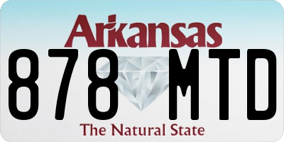 AR license plate 878MTD