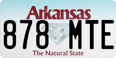 AR license plate 878MTE
