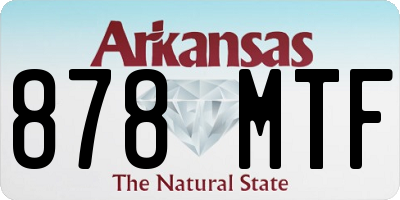 AR license plate 878MTF