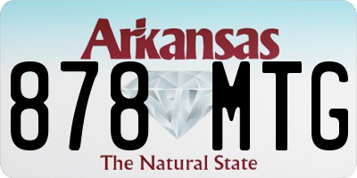 AR license plate 878MTG