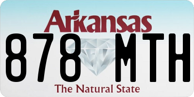 AR license plate 878MTH