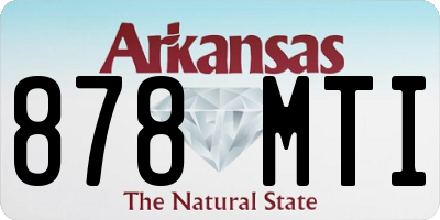 AR license plate 878MTI