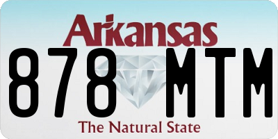 AR license plate 878MTM