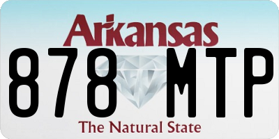 AR license plate 878MTP