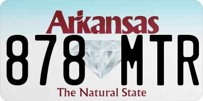 AR license plate 878MTR
