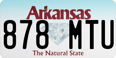 AR license plate 878MTU