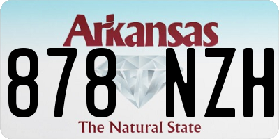 AR license plate 878NZH