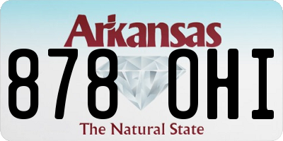 AR license plate 878OHI
