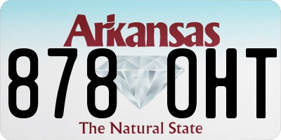 AR license plate 878OHT