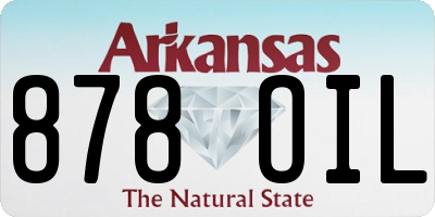 AR license plate 878OIL