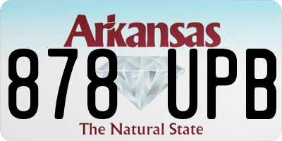 AR license plate 878UPB