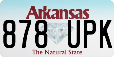 AR license plate 878UPK