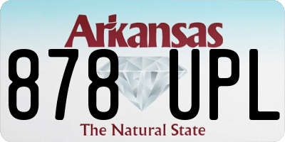 AR license plate 878UPL