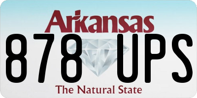 AR license plate 878UPS