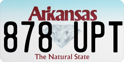 AR license plate 878UPT