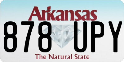 AR license plate 878UPY