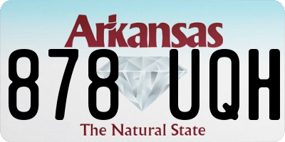 AR license plate 878UQH