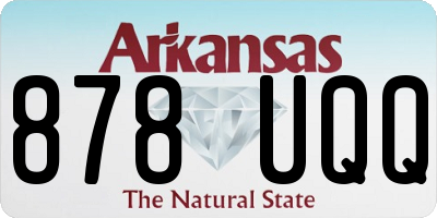 AR license plate 878UQQ