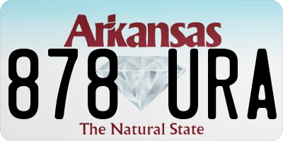 AR license plate 878URA