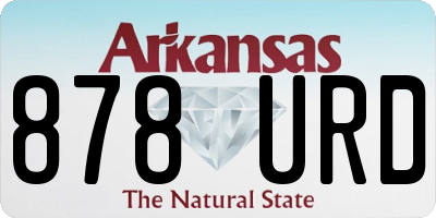 AR license plate 878URD