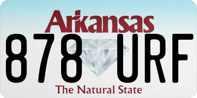 AR license plate 878URF