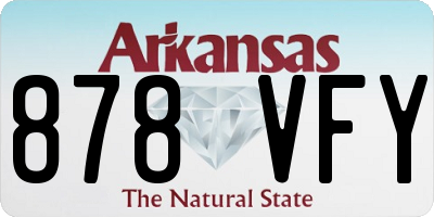 AR license plate 878VFY