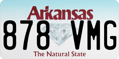 AR license plate 878VMG