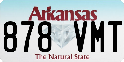 AR license plate 878VMT
