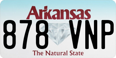 AR license plate 878VNP