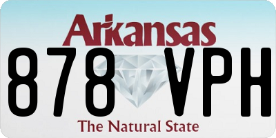 AR license plate 878VPH