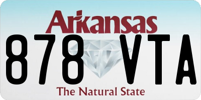 AR license plate 878VTA