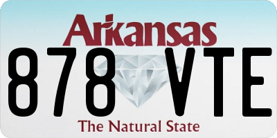 AR license plate 878VTE