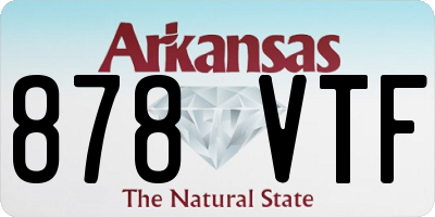AR license plate 878VTF
