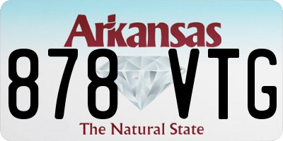 AR license plate 878VTG
