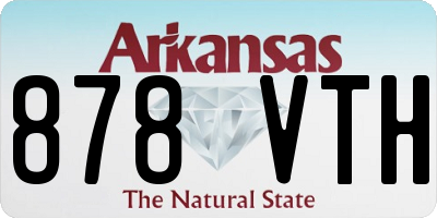 AR license plate 878VTH