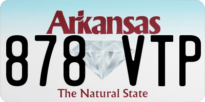 AR license plate 878VTP