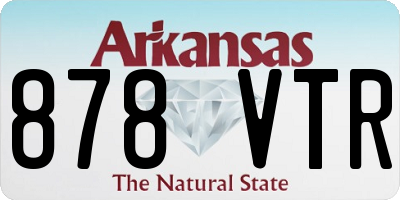 AR license plate 878VTR